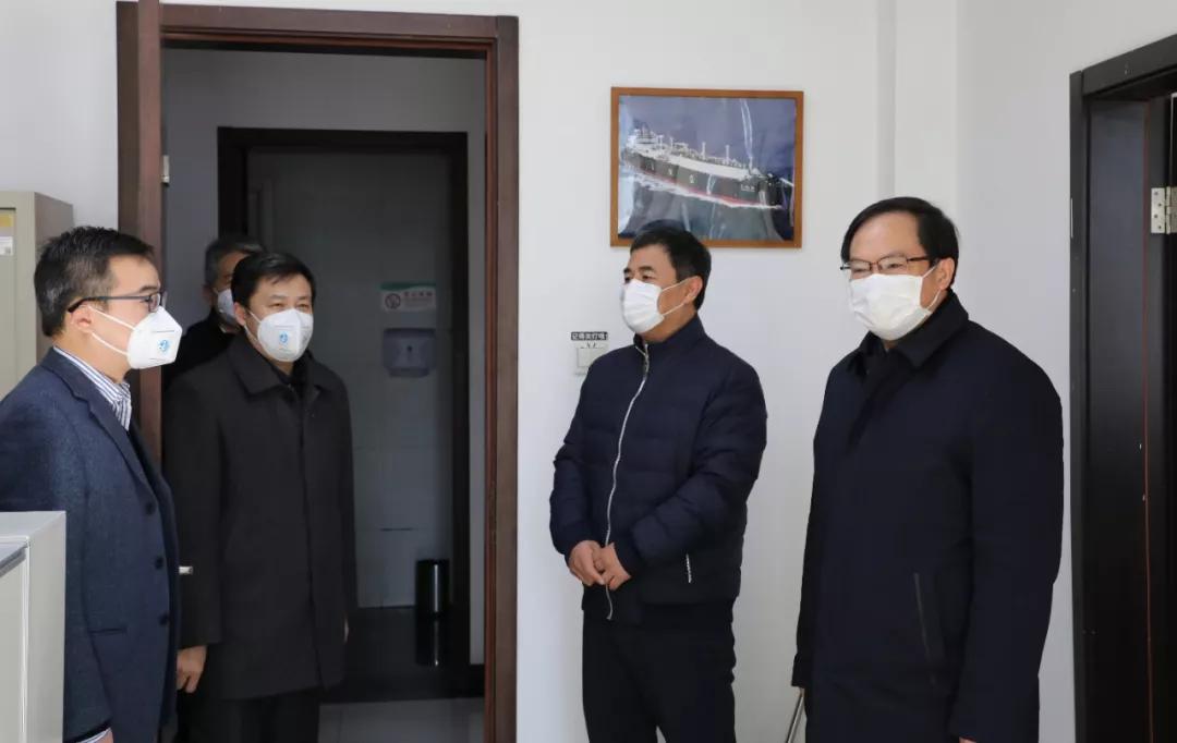 楊金成到長城電子、綜合院檢查指導疫情防控和復工復產工作